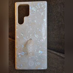 Loopy S22 Ultra White Opal Shell